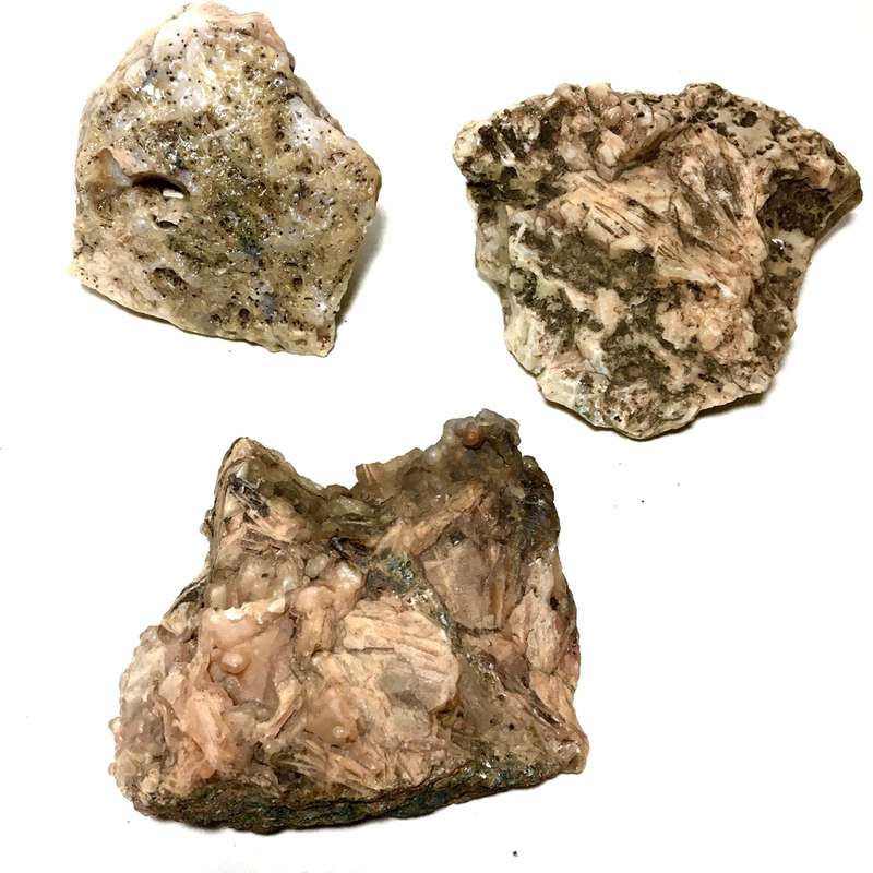 سنگ راف عقیق مدل رتایل بسته 3 عددی