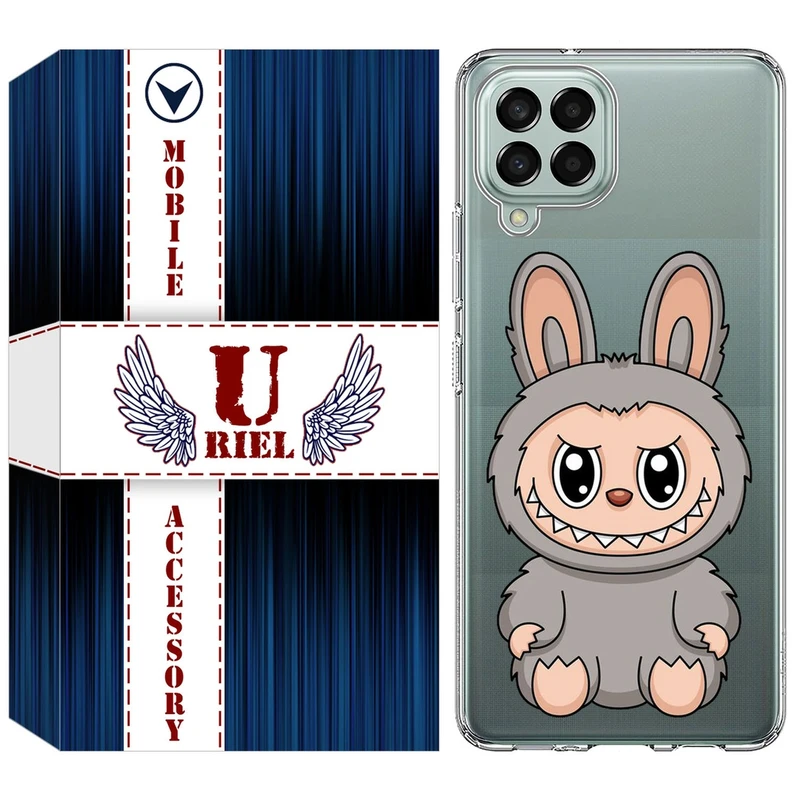 کاور یوریل مدل Clear کد 142 طرح لبوبو Labubu مناسب برای گوشی موبایل سامسونگ Galaxy M33