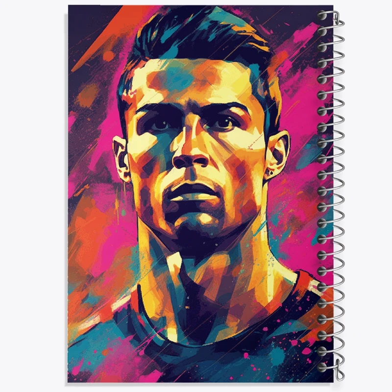 دفتر نت موسیقی 50 برگ خندالو مدل کریستیانو رونالدو کد F69