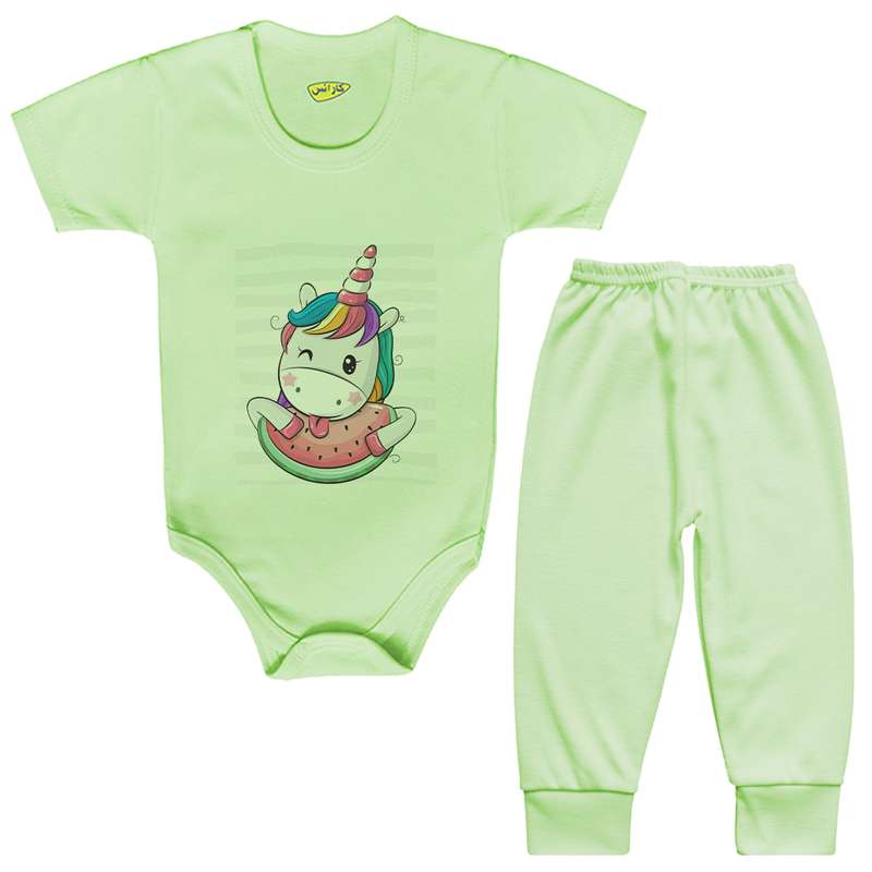 ست بادی و شلوار نوزادی کارانس مدل BSTG-3135