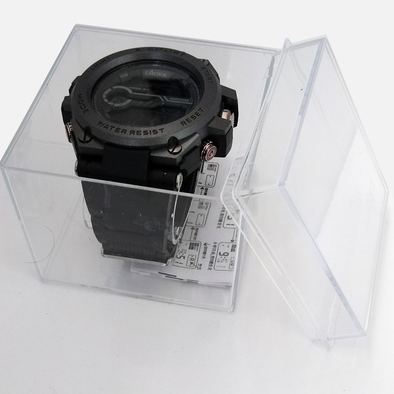 ساعت مچی دیجیتال پسرانه مدل ضد آب چراغ دار کرنومتر کد 13