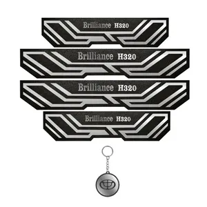 برچسب بدنه خودرو مهدیار کد PKA 2022 مناسب برای برلیانس H320 مجموعه 4 عددی به همراه جاکلیدی