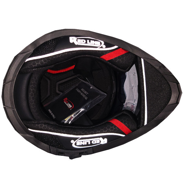 کلاه کاسکت فک ثابت ردلاین مدل عینکدار کد RE_942