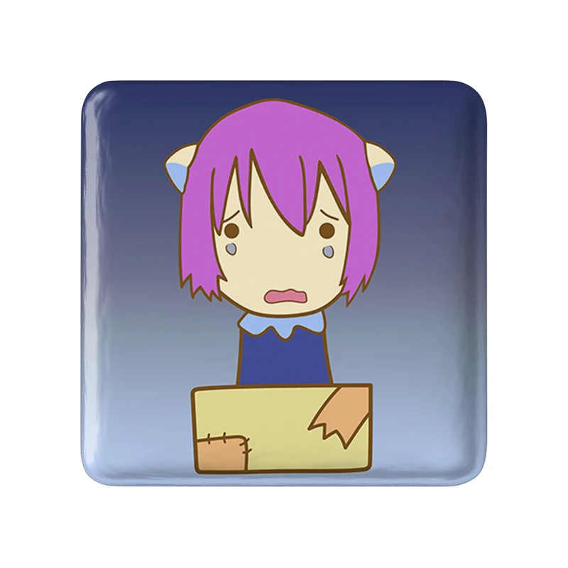 مگنت خندالو طرح انیمه الفن لید مدل مربعی کد 32182