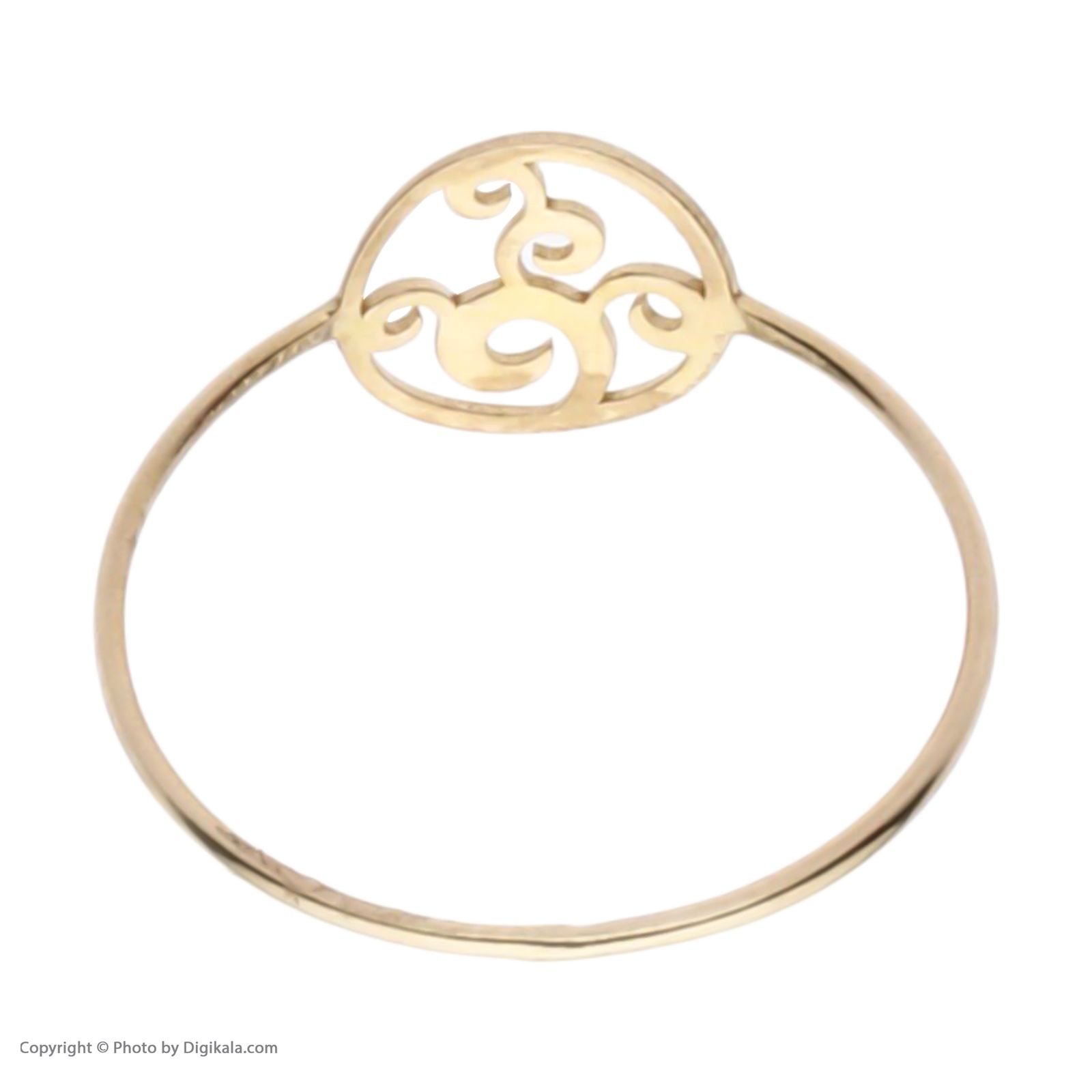 انگشتر طلا 18 عیار زنانه مایا ماهک مدل MR0900 سایز 55 -  - 4