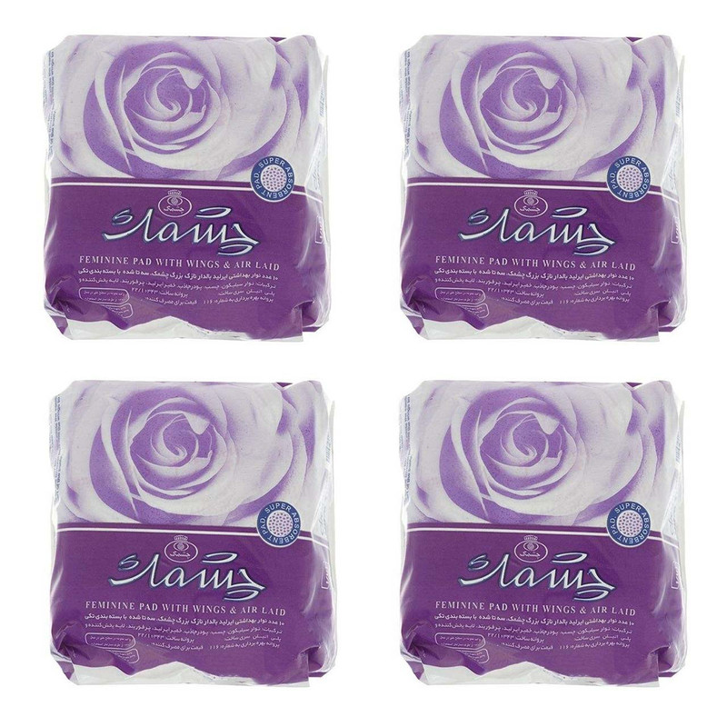 نوار بهداشتی چشمک مدل Ultra Thin مجموعه 4 عددی نوار بهداشتی چشمک مدل Ultra Thin مجموعه 4 عددی