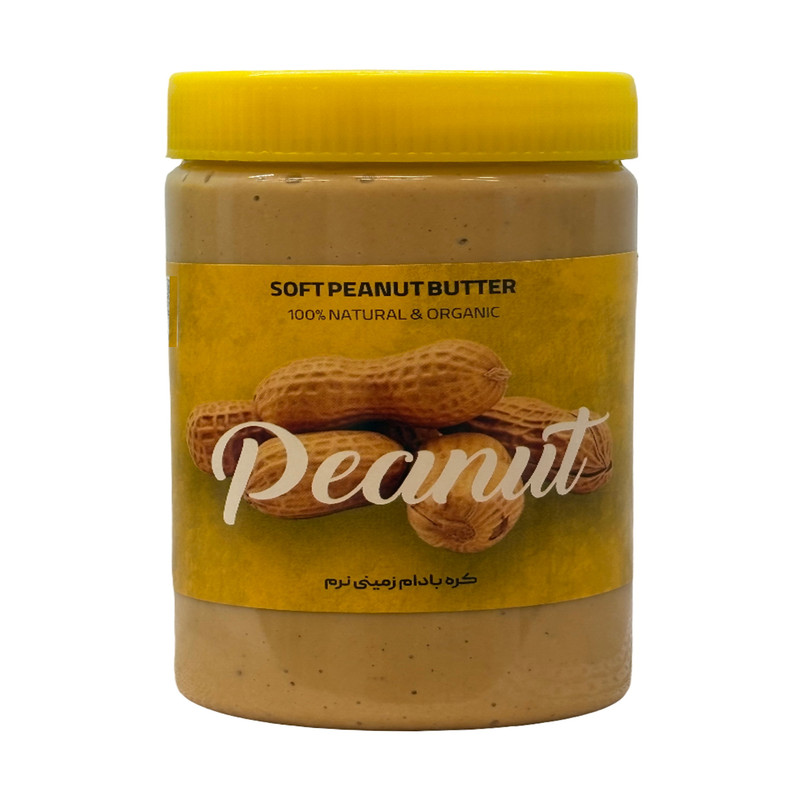 کره بادام زمینی ساده نرم مزه - 1000 گرم