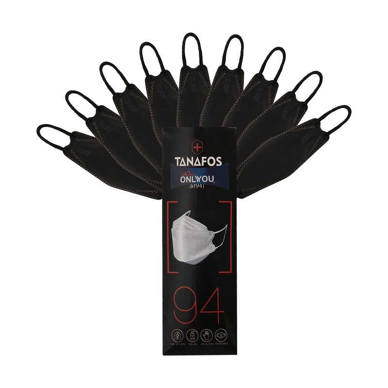 ماسک تنفسی اونلی یو طرح سه بعدی مدل تنفس کد Blk 608 بسته 25 عددی