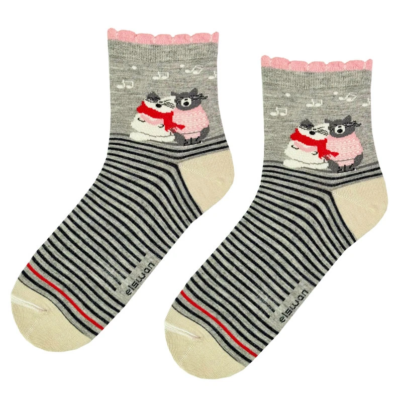 جوراب ساق کوتاه زنانه ال سون مدل میوز کد PH1029