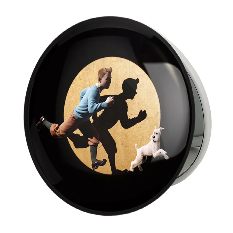 آینه جیبی خندالو طرح ماجراهای تن تن مدل تاشو کد 27982 