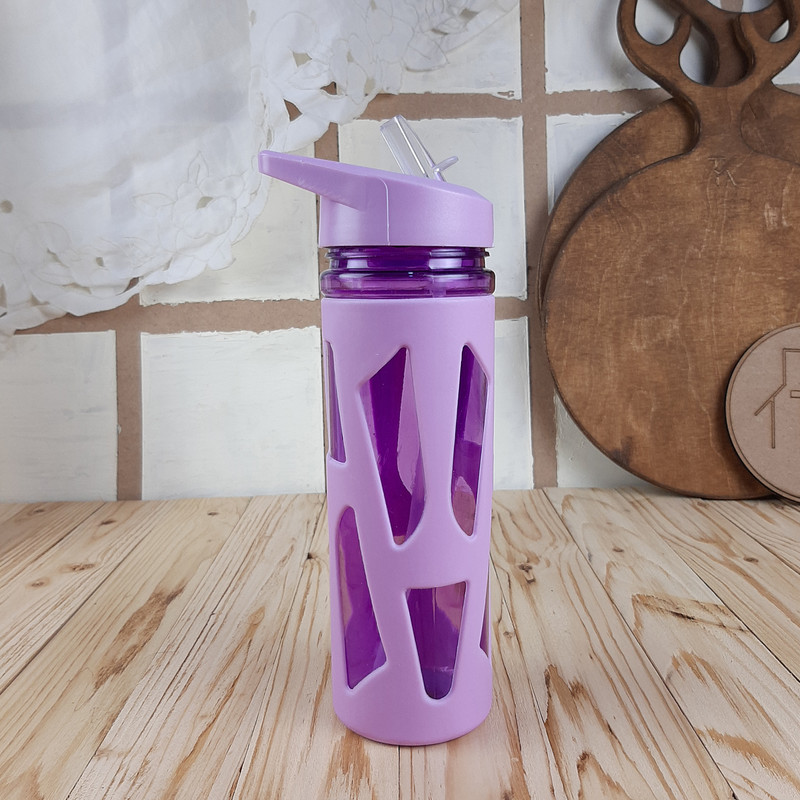 قمقمه دوچرخه مدل روکش دار کد DY-162B گنجایش 0.5 لیتر
