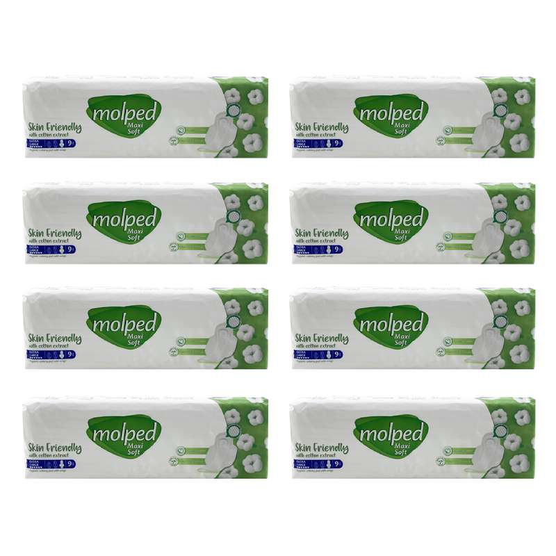 نوار بهداشتی مولپد مدل CLASICC-8 سایز خیلی بزرگ مجموعه 8 عددی نوار بهداشتی مولپد مدل CLASICC-8 سایز خیلی بزرگ مجموعه 8 عددی