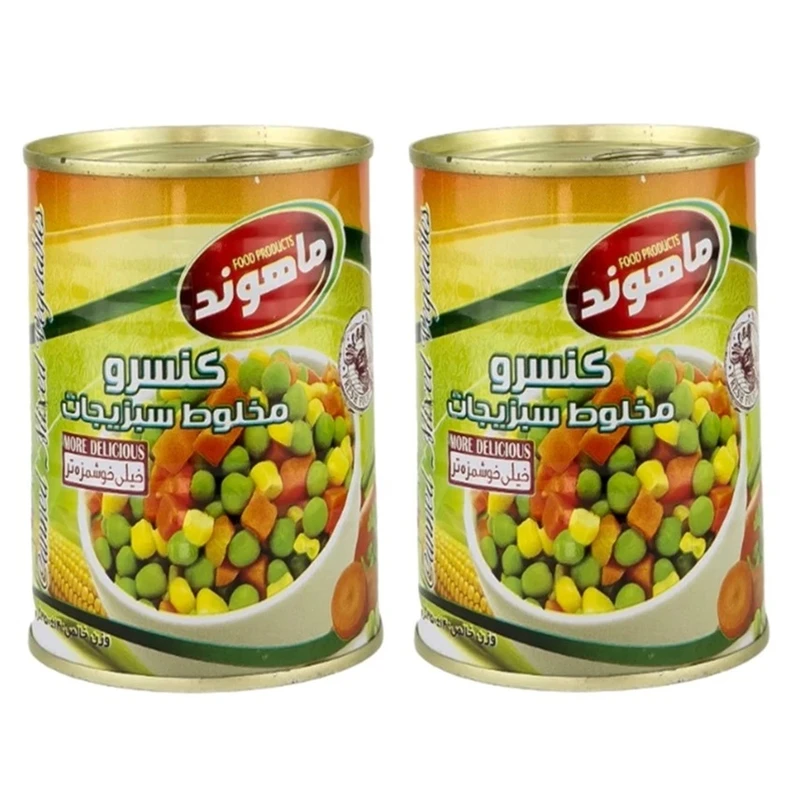 کنسرو سبزیجات ماهوند - 350 گرم مجموعه دو عددی
