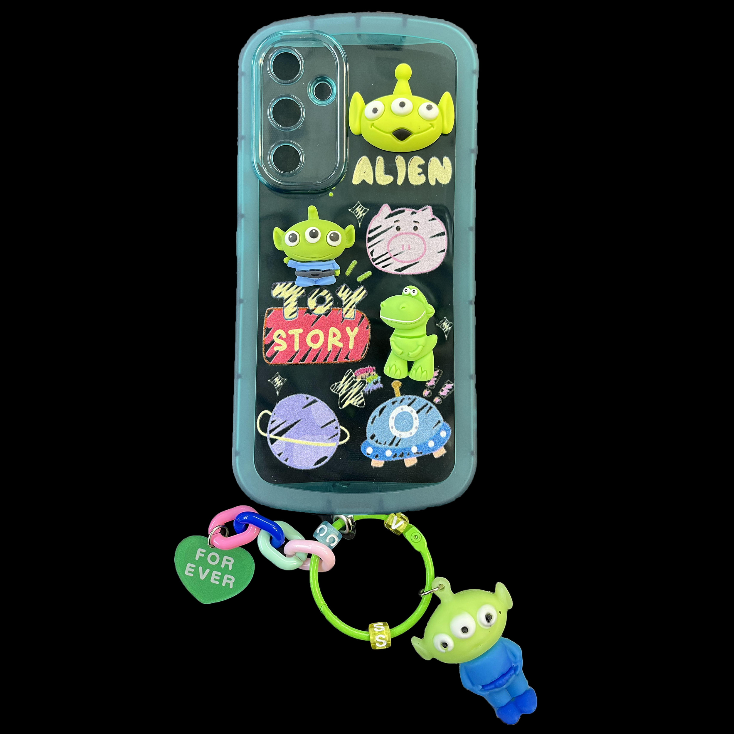 کاور مدل Alien Toy Story مناسب برای گوشی موبایل سامسونگ Galaxy A54 به همراه آویز