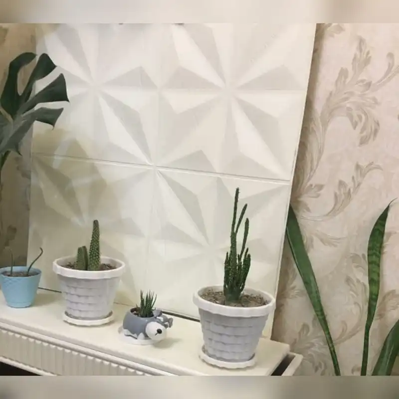 دیوار پوش فومی طرح هشت پر بسته 4 عددی