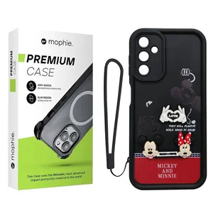 Mophie Silicone Puffer Minni Mouse Strap Cover for Samsung Galaxy S23 FE