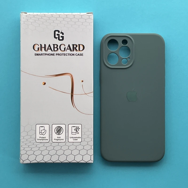  کاور قاب گارد مدل سیلیکونی ساده مناسب برای گوشی موبایل اپل IPhone 12 PROMAX