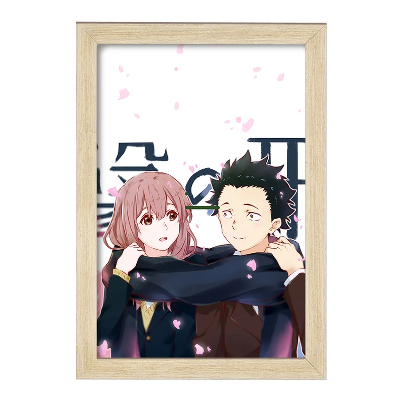 تابلو خندالو مدل شوکو نیشیمیا و شویا ایشیدا انیمه سایلنت ویس A Silent Voice  کد 15799