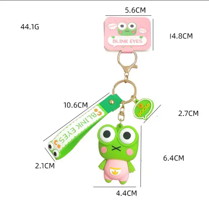 جاکلیدی زنانه طرح قورباغه سیلیکونی کد 21001317