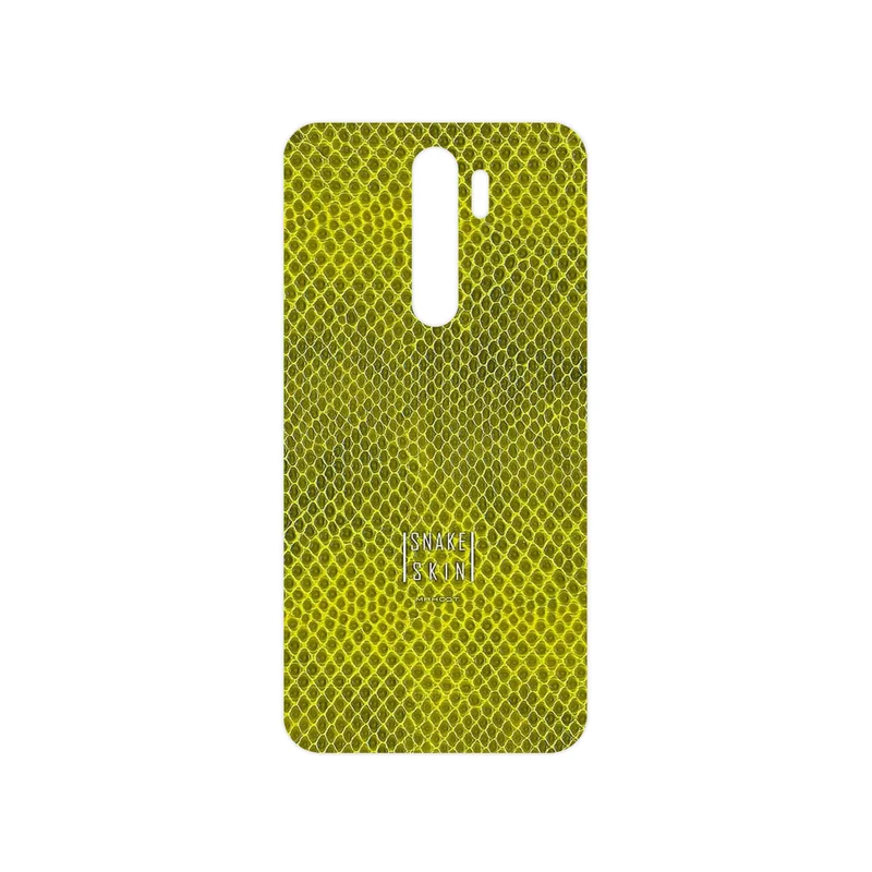 برچسب پوششی ماهوت مدل Yellow Snake Skin مناسب برای گوشی موبایل شیائومی Redmi Note 8 Pro