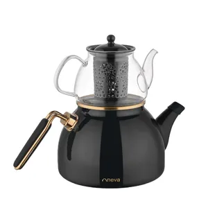 ست کتری و قوری نوا مدل پیرکس