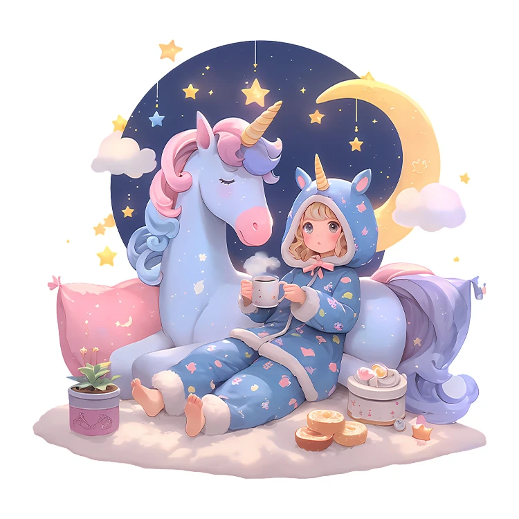 استیکر پارچه و لباس پاد آفرین مدل کارتونی بچگانه کیوت بامزه کد S5724