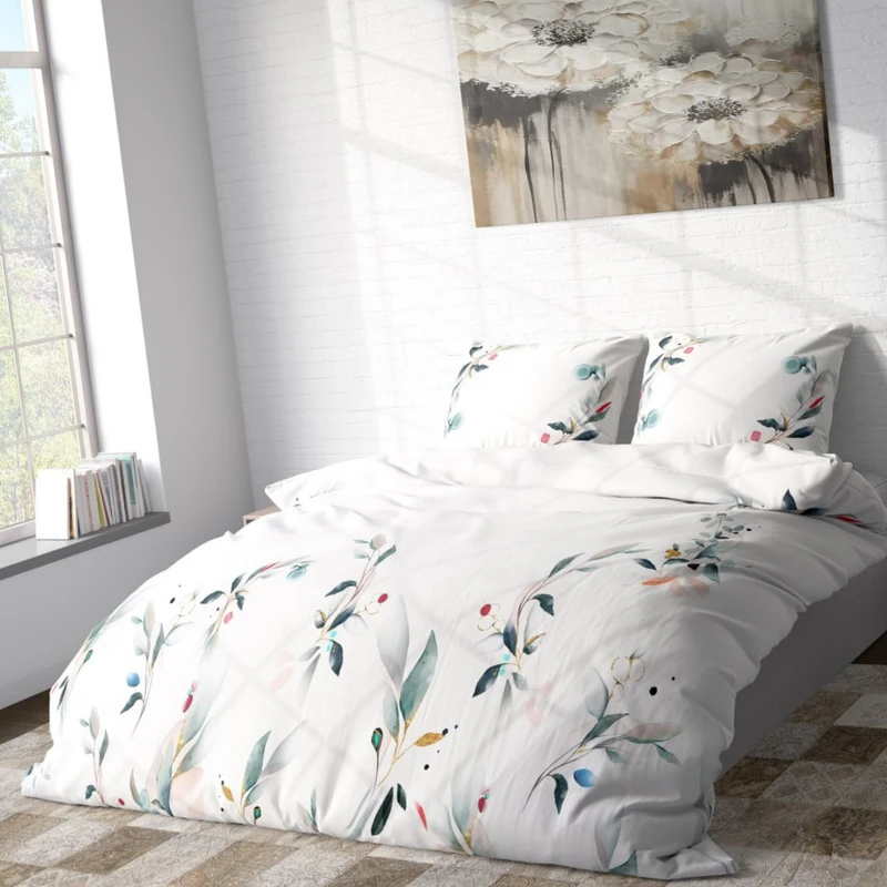 سرویس خواب 2 نفر 6 تکه مدل گل های رنگی کد 1101