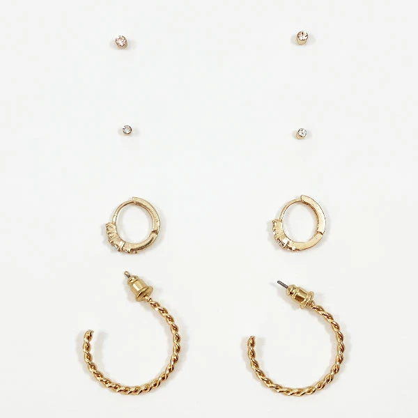 گوشواره زنانه اکسسورایز مدل WS-0654 مجموعه 4 عددی