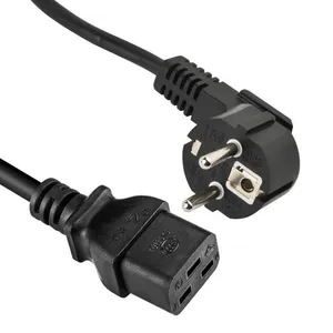 کابل برق 3 پین سرور منبع تغذیه بافو مدل EU-C19 3Cx1.5MM طول 1.8 متر