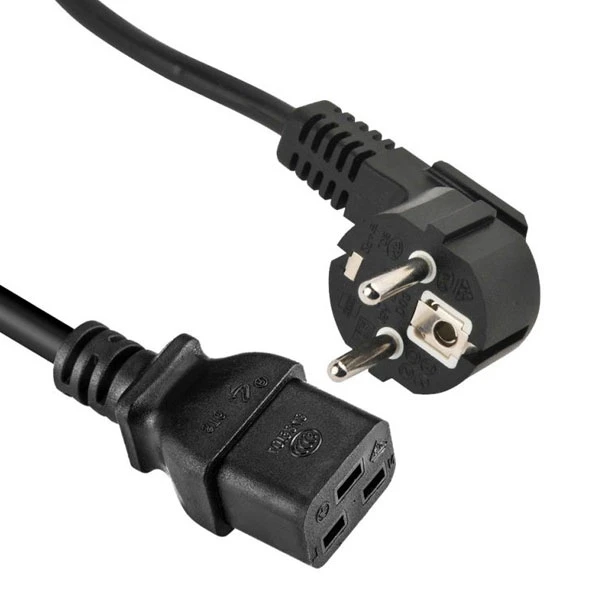 کابل برق 3 پین سرور منبع تغذیه بافو مدل EU-C19 3Cx1.5MM طول 1.8 متر