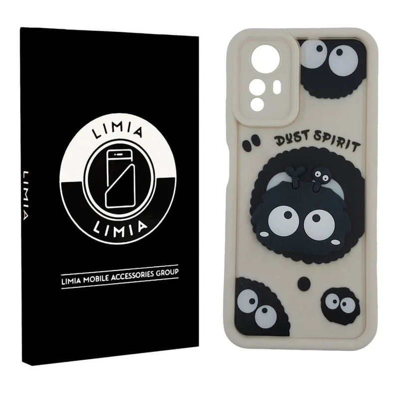 کاور لیمیا مدل سولید لنزدار طرح عروسکی برجسته مناسب برای گوشی موبایل شیائومی Redmi Note 12S