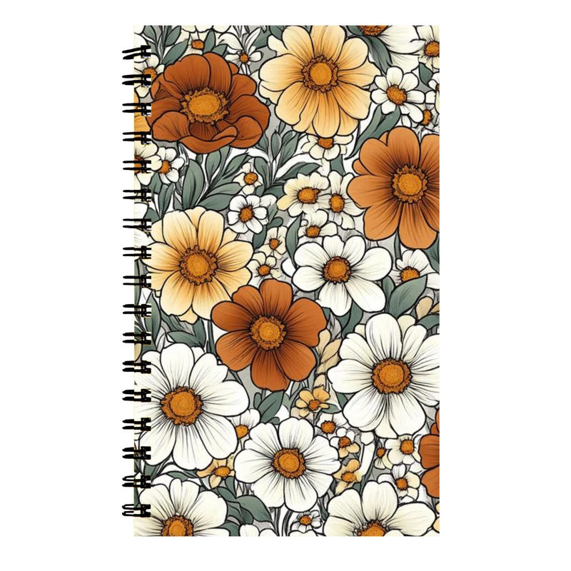 دفتر نت موسیقی 40 برگ طرح گل کد 254