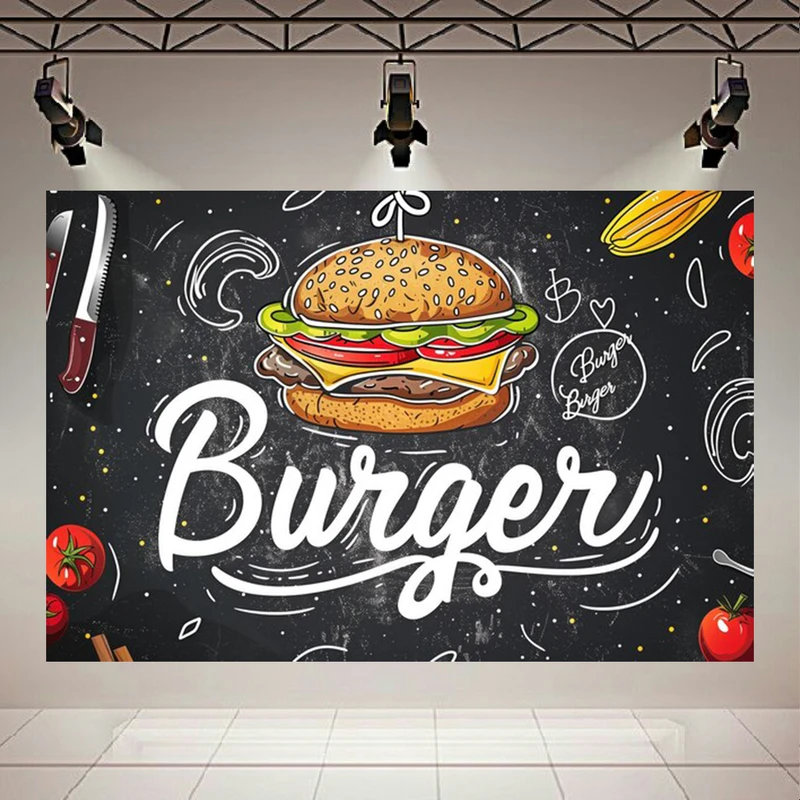 استیکر طرح همبرگر مدل خوشمزه کد AR304487