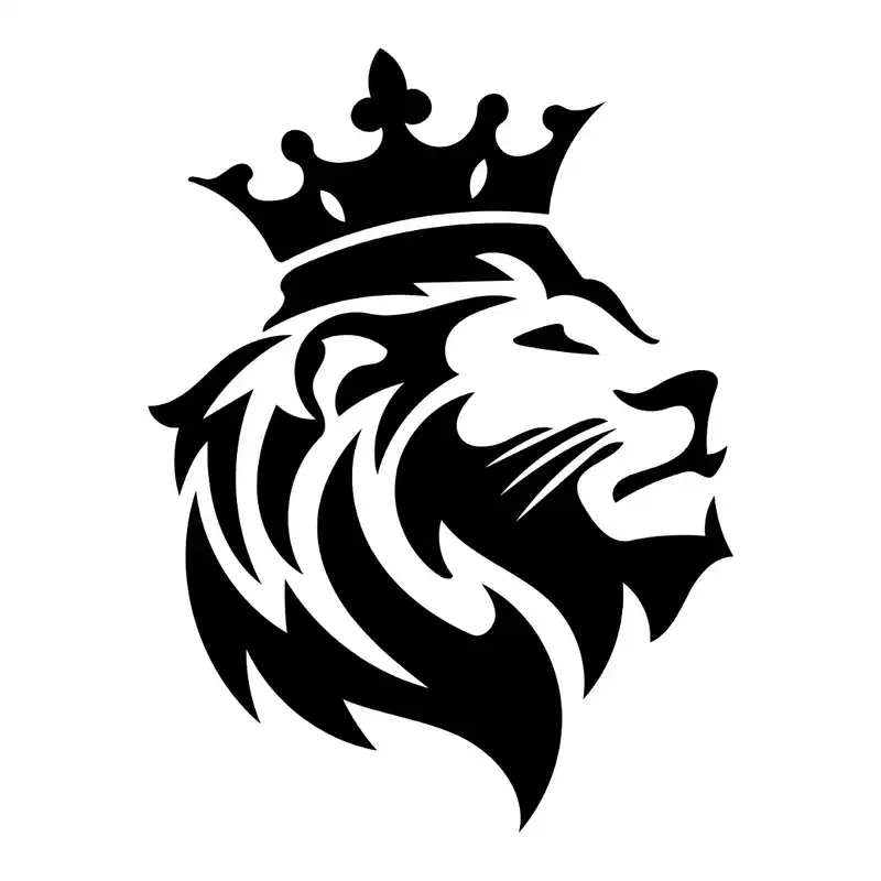 شابلون باتیس آرت طرح شیر کد 50-215