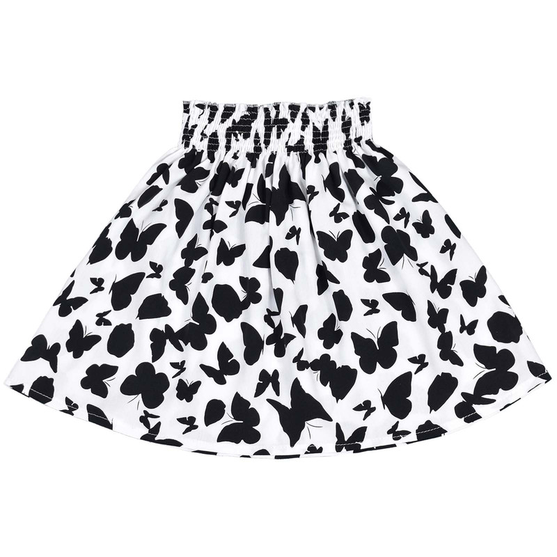 دامن چین دار دخترانه دل آویز مدل T281