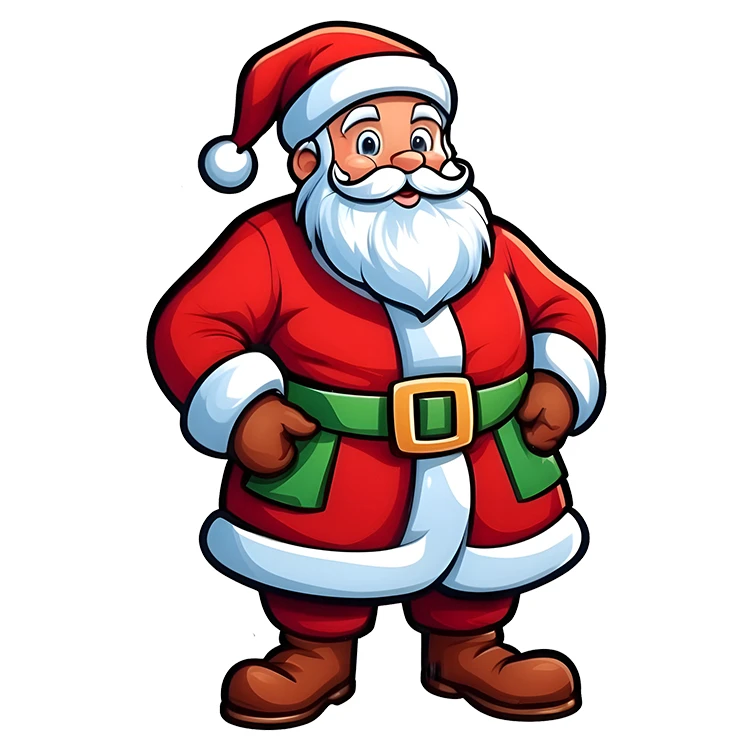 استیکر پارچه و لباس پاد آفرین مدل کریسمس کد DKST663