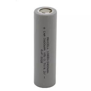 باتری لیتیوم-یون قابل شارژ مکسل کد 18650 ظرفیت 3400 میلی آمپر ساعت