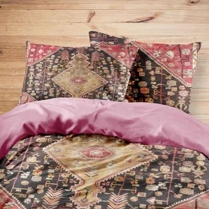 سرویس روتختی مدوپد طرح فرش تویسرکان مدل C-Toyserkan05 یک نفره 4 تکه