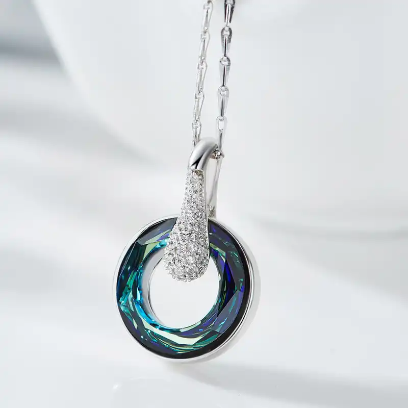 گردنبند نقره زنانه شهر جواهر مدل SJ-GN002