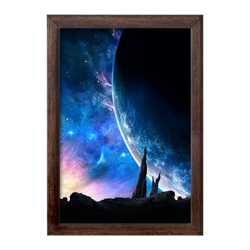 تابلو خندالو طرح کهکشان و سیاره ها کد 25379