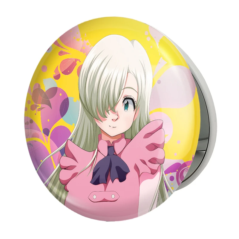 آینه جیبی خندالو طرح الیزابت انیمه هفت گناه کبیره مدل تاشو کد 17537 