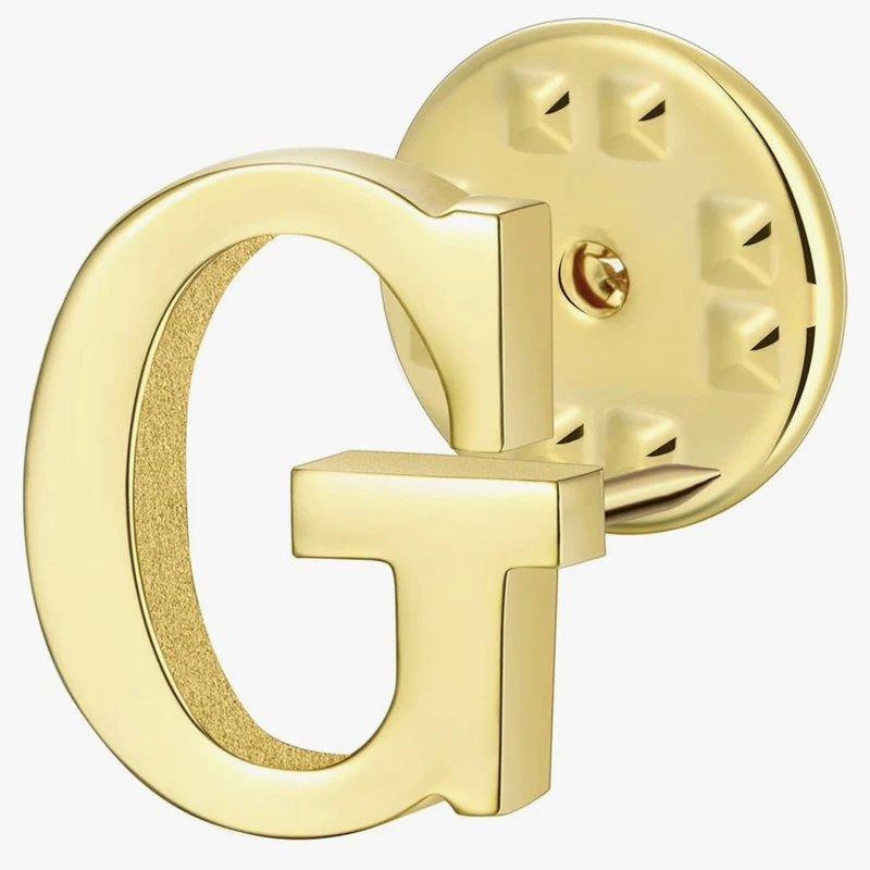 سنجاق سینه دست ساز زنانه مدل حرف G