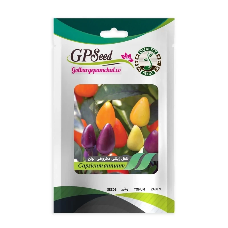 بذر فلفل زینتی مخروطی الوان جی پی سید مدل GP24189