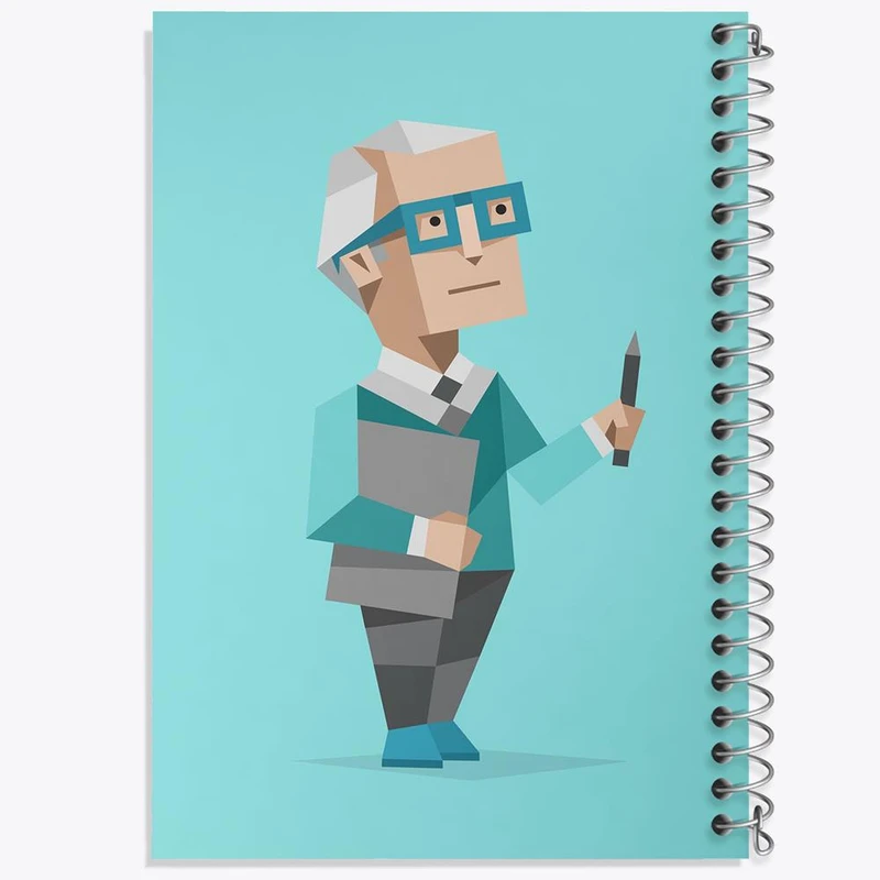 دفتر مشق 50 برگ خندالو مدل تایپ شخصیتی بازپرس ISTJ کد 7715