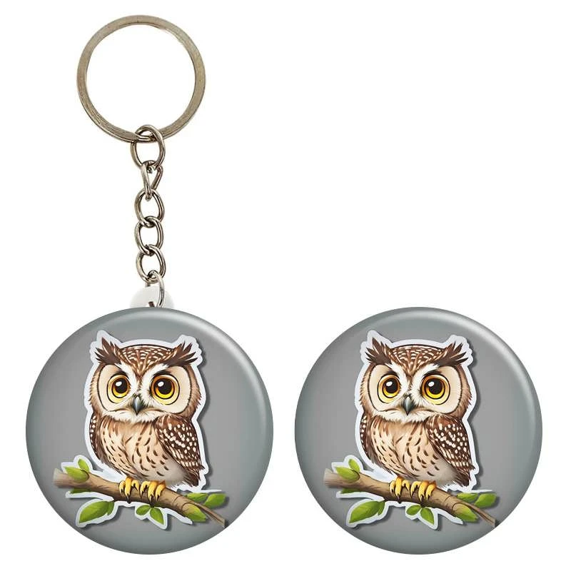 پیکسل گالری باجو طرح جغد بامزه کد owl 48 به همراه جاکلیدی