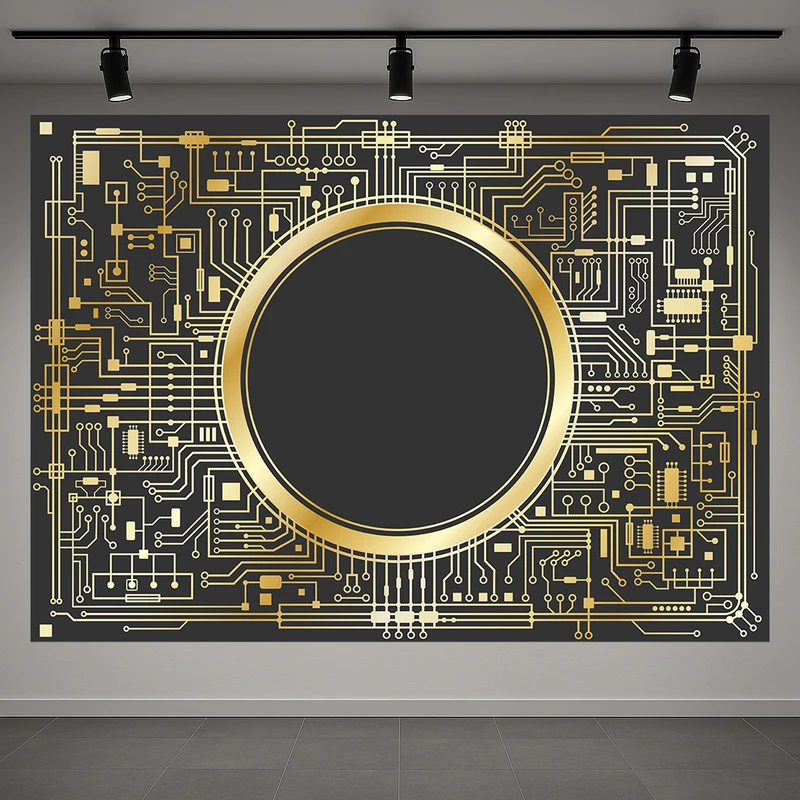 پوستر طرح تکنولوژی مدل برد الکترونیک کد AR3059184