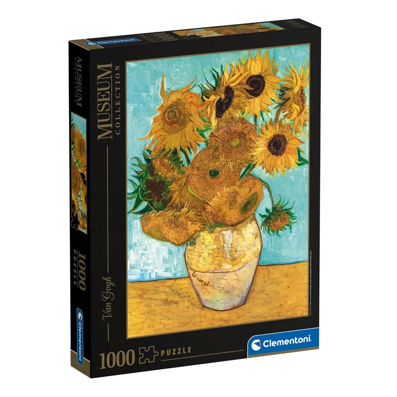 پازل 1000 تکه کلمنتونی مدل Sunflowers مناسب برای رده سنی 12 سال به بالا
