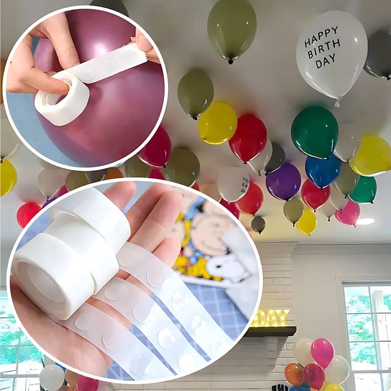 چسب بادکنک مدل MAH-100 بسته 100 عددی