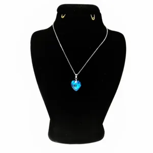 گردنبند زنانه مدل قلب نگین