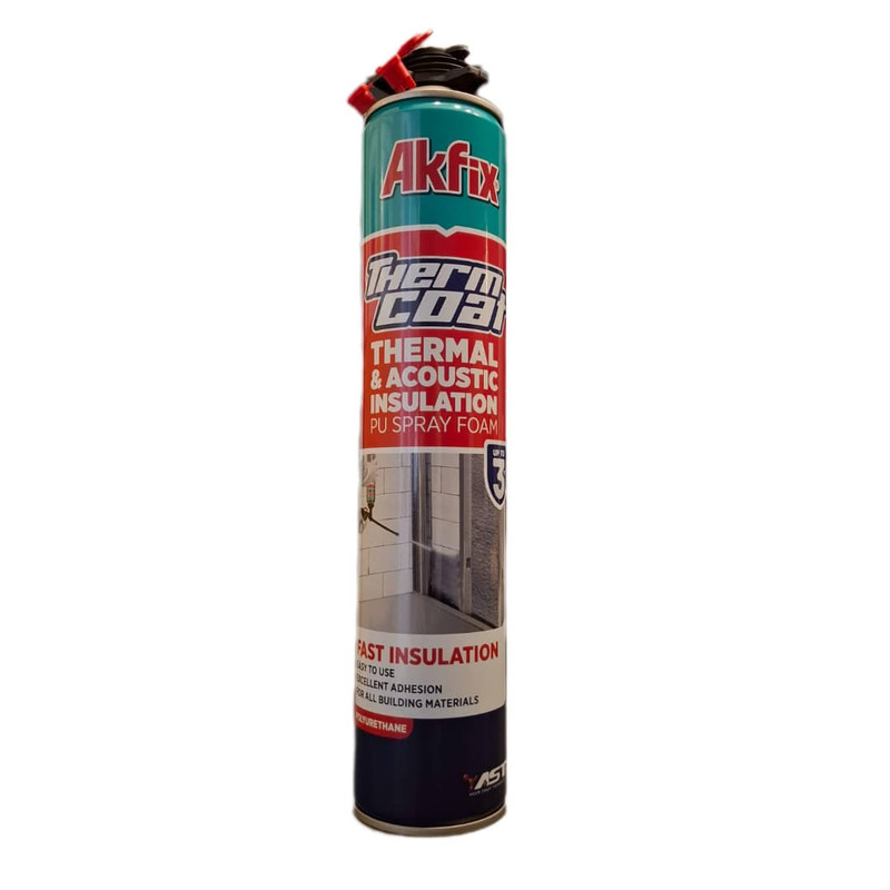 اسپری فوم آکفیکس مدل Therm Coat حجم 850 میلی لیتر